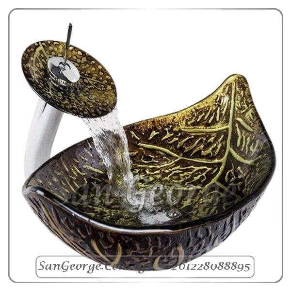 Bathroom Glass Vessel Sink E-3005 by San George Design