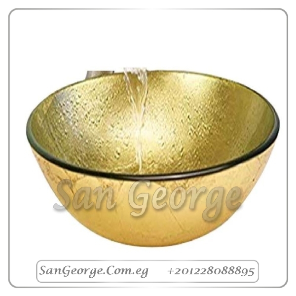 Glass Bathroom Sink B-2011-3 by San George Design