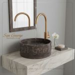 Marble Basin Roman Corner Mru-6-20-46 | San George Design