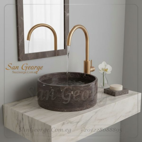 Marble Basin Roman Corner Mru-6-20-46 | San George Design