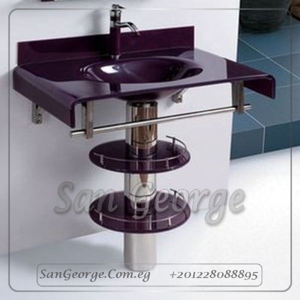Glass Basin Set 3012 Move 80 cm by San George Design