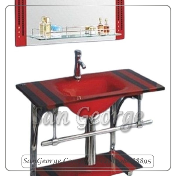 Glass Vanity Set 319 80 cm by San George Design