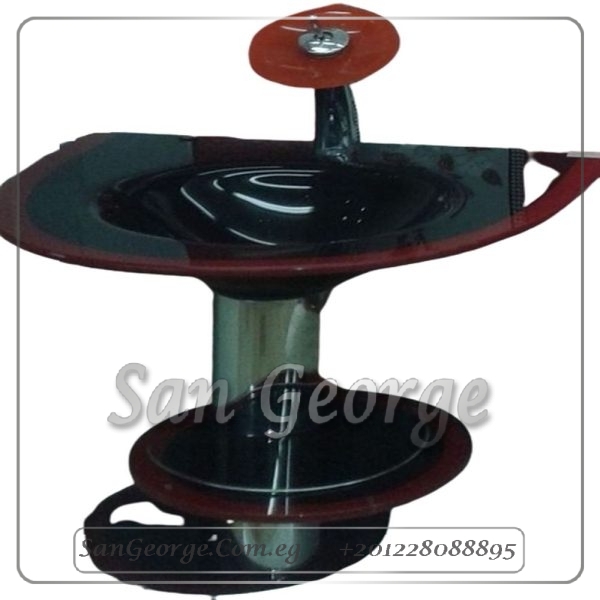 وحده حمام زجاج 3206 اسود 80 سم على الارض من San George Design