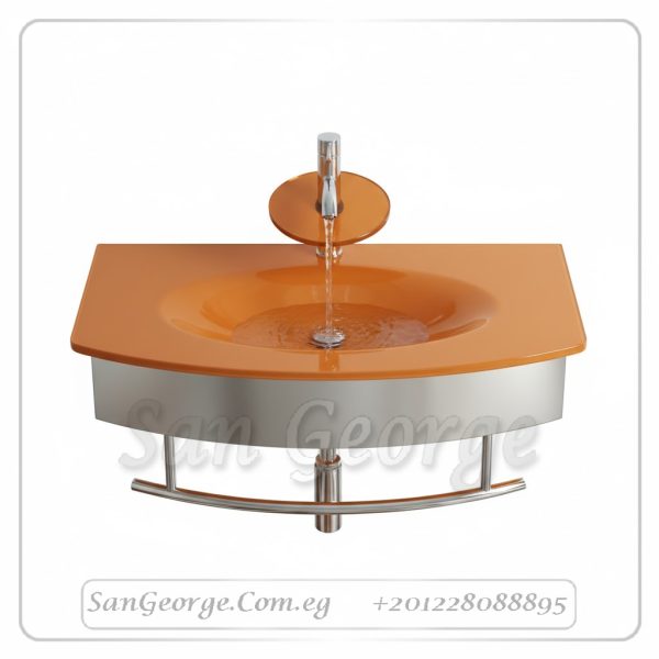 وحده حمام زجاج 329 اورنج 90 سم معلقه  من San George Design
