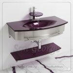 حوض حمام زجاج 329 نبيتي 90 سم معلقه  من San George Design