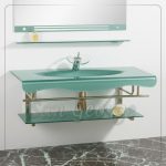Glass Basin Set 331 Green 80 cm by San George Design