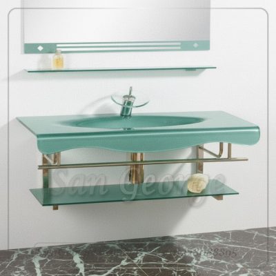 Glass Basin Set 331 Green 80 cm by San George Design