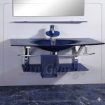 مجموعة حمام زجاج 338 80 سم معلقه  من San George Design
