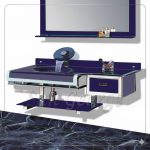 Glass Basin Set 357 Dark Purple 90 cm by San George Design