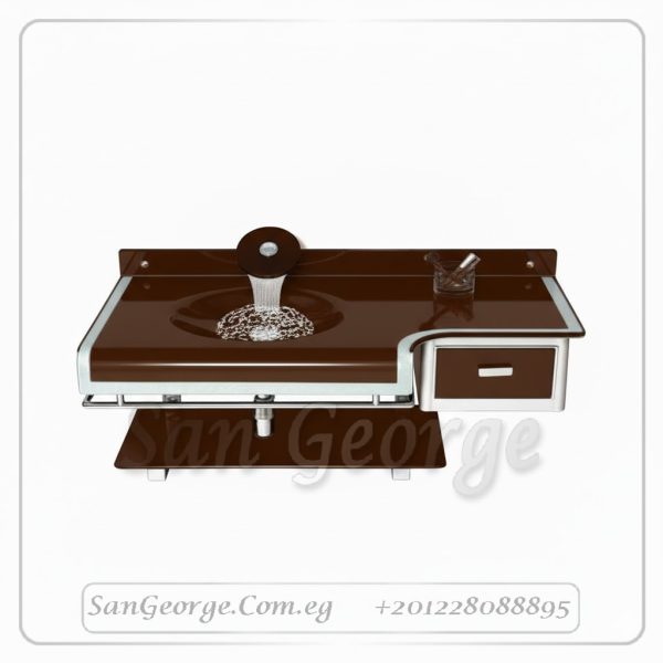 وحده حمام زجاج 357 80 سم معلقه  من San George Design
