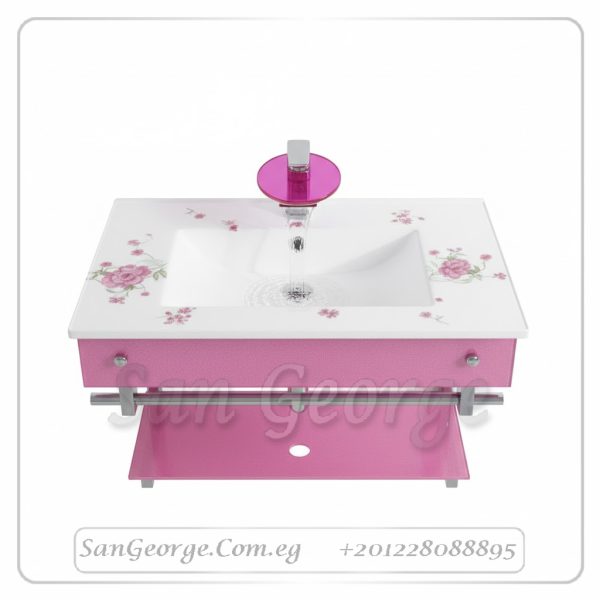 Glass Vanity Set 383 80 cm by San George Design