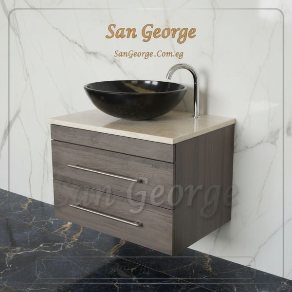 Vanity Glass Basin Wood Br-Mar-Bg-073
