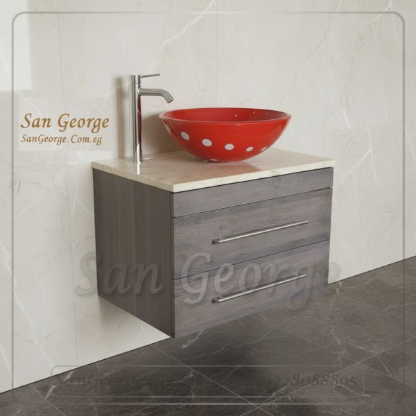Wooden Vanity Vessel Sink Br-Mar-Bg-078