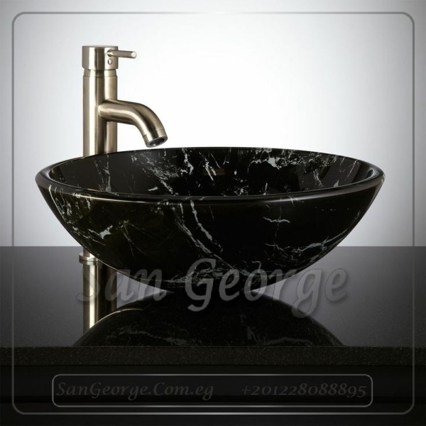 Bathroom Glass Sink 6B-615-2 by San George Design