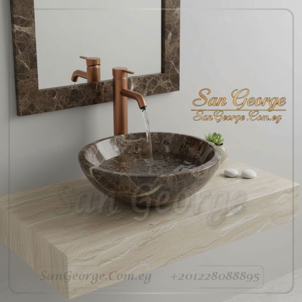 Marble Basin Hand Made من San George Design