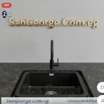 حوض مطبخ جرانيت 45 × 45 Ks-101-B اسود من San George Design