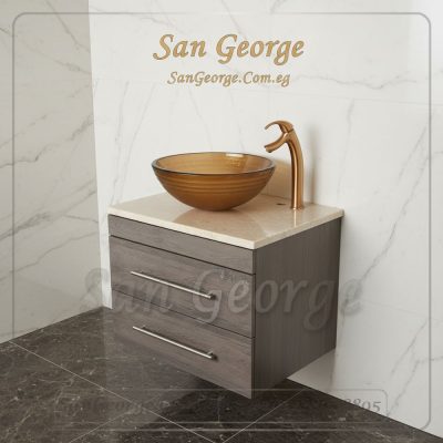 Vanity Glass Basin Wood Br-Mar-Bg-066