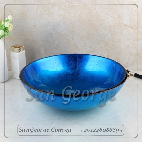 حوض تحفه حمام 5020-BLUE من San George Design