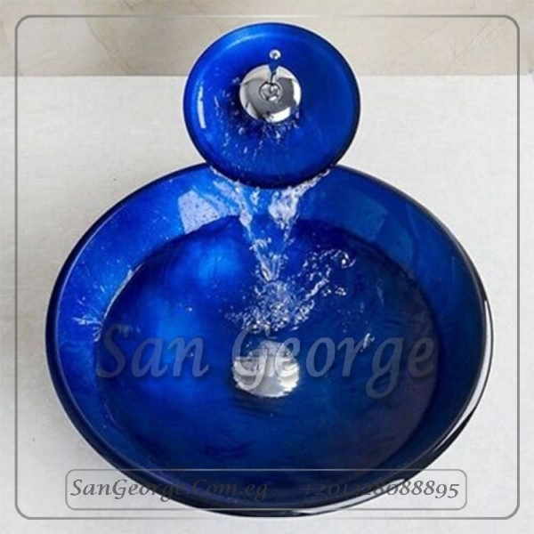 حوض تحفه حمام 5020-BLUE من San George Design