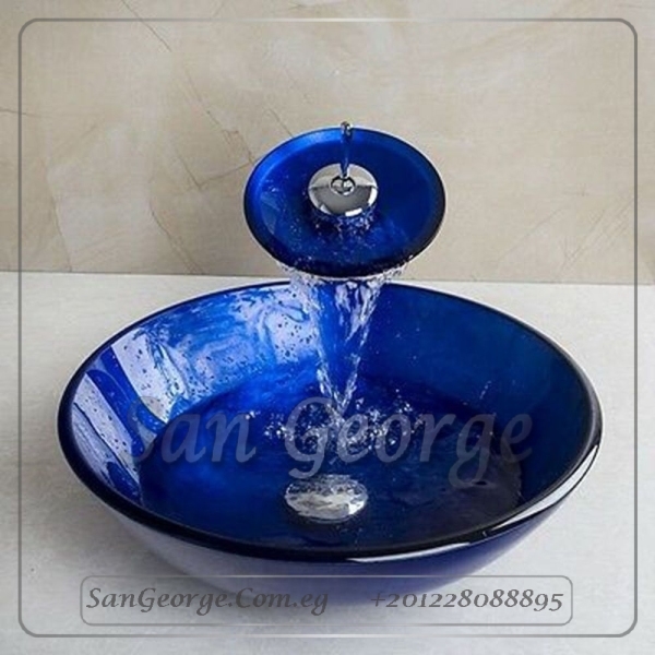 حوض تحفه حمام 5020-BLUE من San George Design