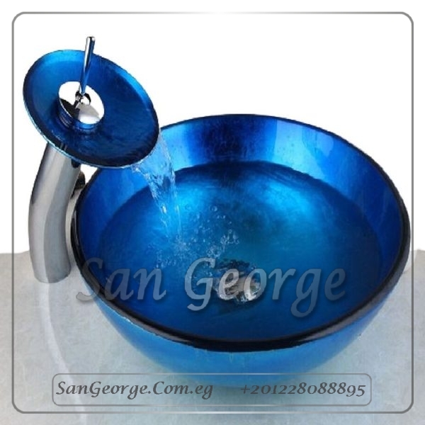حوض تحفه حمام 5020-BLUE من San George Design