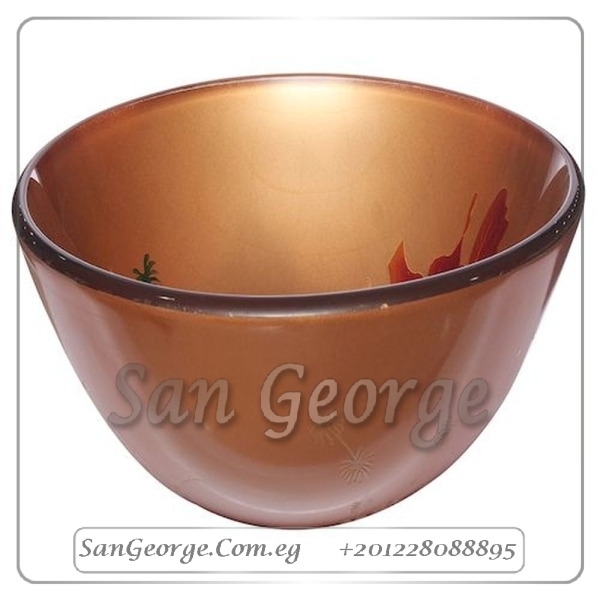 Glass Bathroom Sink Bowls C-5004A by San George Design