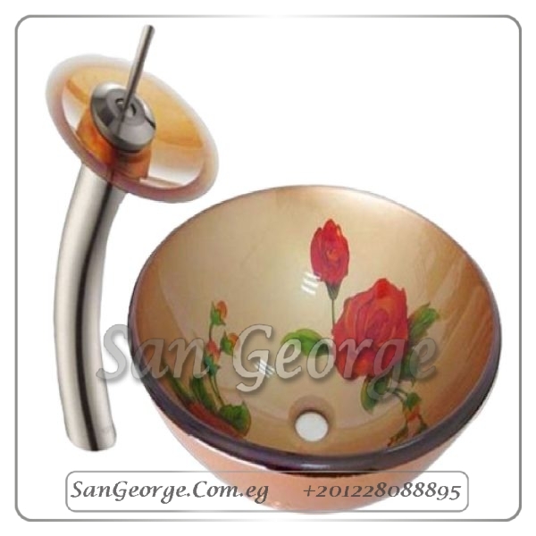 Bathroom Glass Sink C-5006 by San George Design