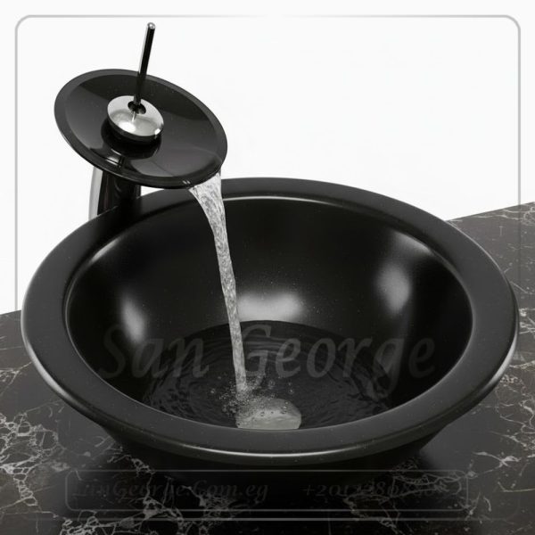 حوض حمام مودرن A-5007-Black2 من San George Design