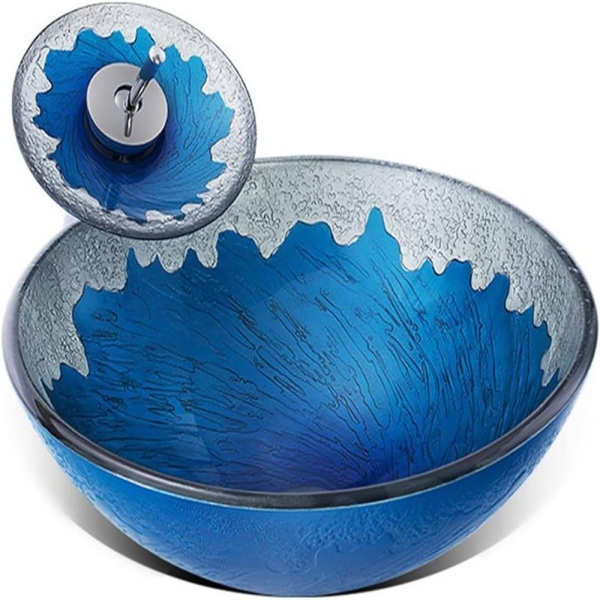 Bathroom Glass Sink C-5011 by San George Design