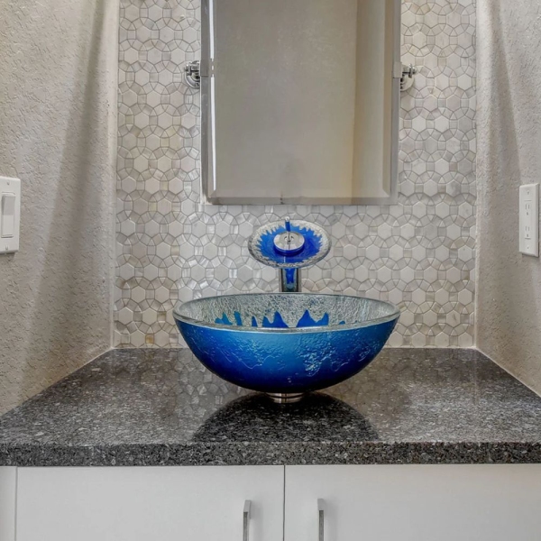 Bathroom Glass Sink C-5011 by San George Design
