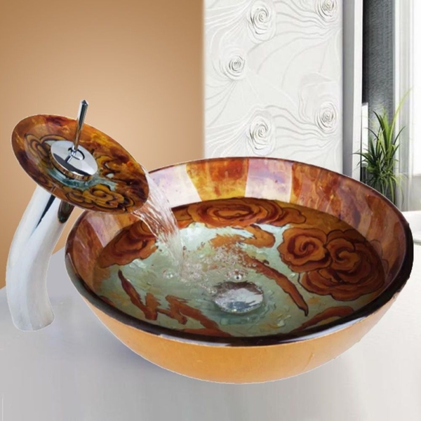 حوض حمام زجاج C-5015 من San George Design