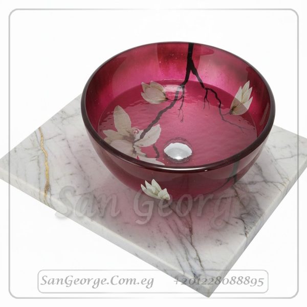 Bathroom Glass Sink Move 6180 by San George Design