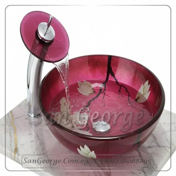 Bathroom Glass Sink Move 6180 by San George Design