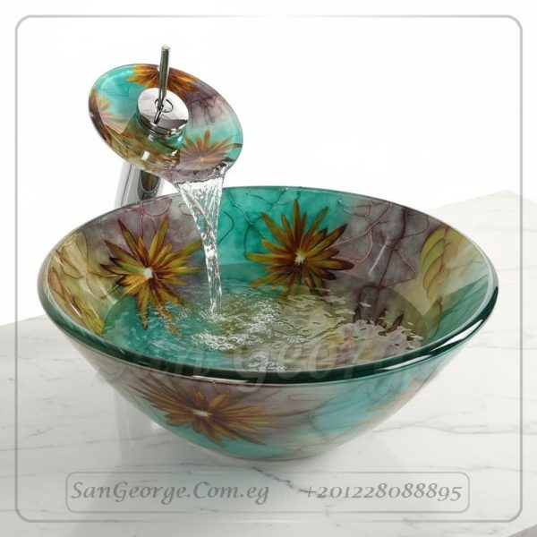 حوض حمام زجاج C-5025 من San George Design
