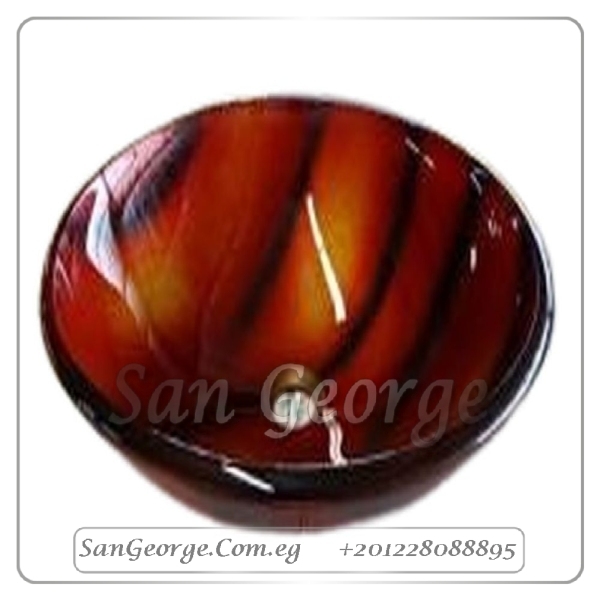 Bathroom Glass Sink C-5030 by San George Design
