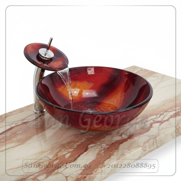 Bathroom Glass Sink C-5030 by San George Design