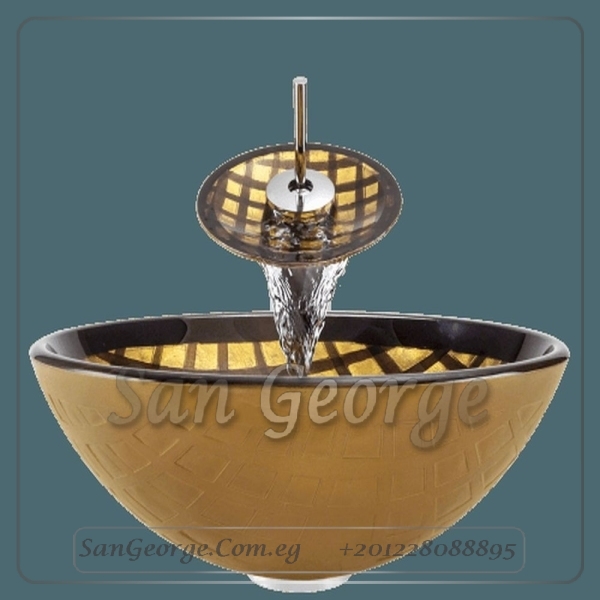 Glass Vessel Sink C-5031-2 by San George Design