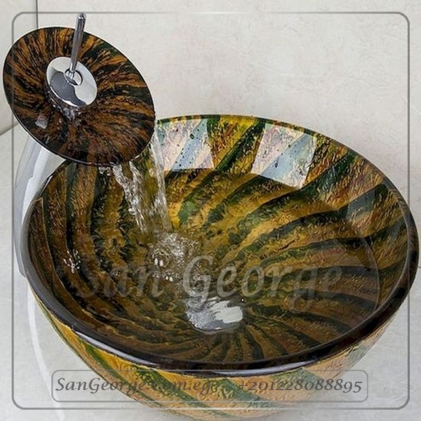 Glass Bathroom Sink C- 5031 by San George Design