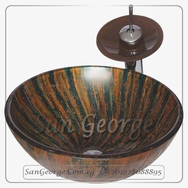 Glass Bathroom Sink C- 5031 by San George Design