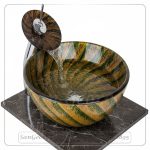 Glass Bathroom Sink C- 5031 by San George Design