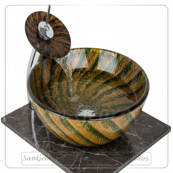 Glass Bathroom Sink C- 5031 by San George Design