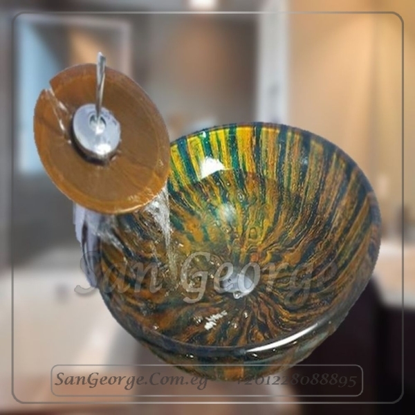 Glass Bathroom Sink C- 5031 by San George Design