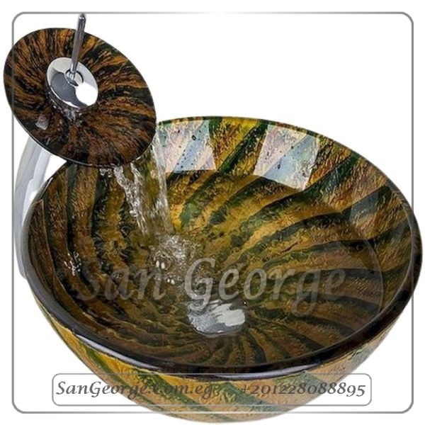 Glass Bathroom Sink C- 5031 by San George Design