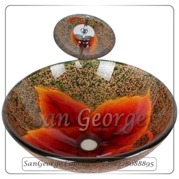Bathroom Glass Sink C-5032 by San George Design