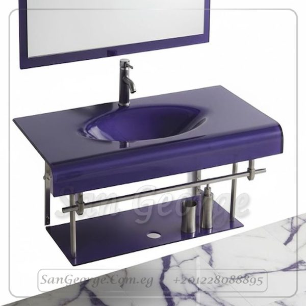 Glass Bathroom Vanity 6054 Light Move 60 cm by San George Design