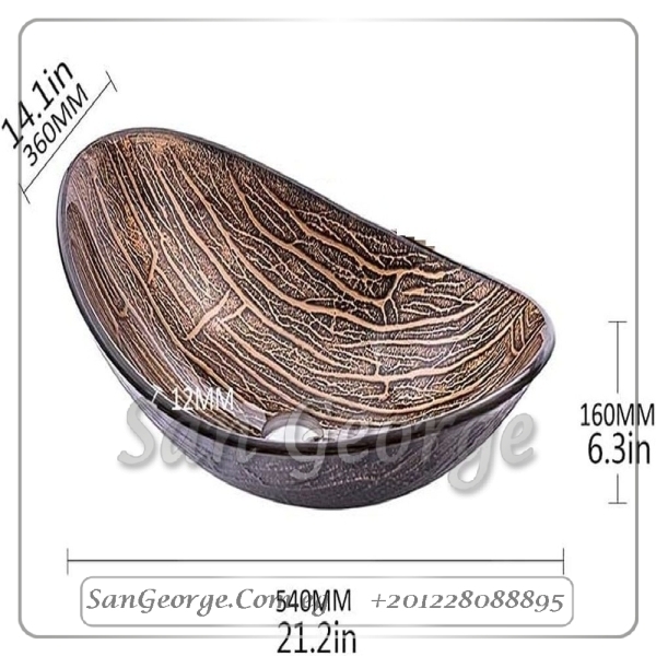 Glass Vessel Sink E-JV02 by San George Design