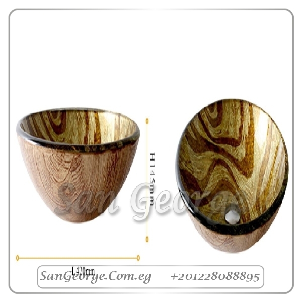 Bathroom Glass Sink C-6340 by San George Design
