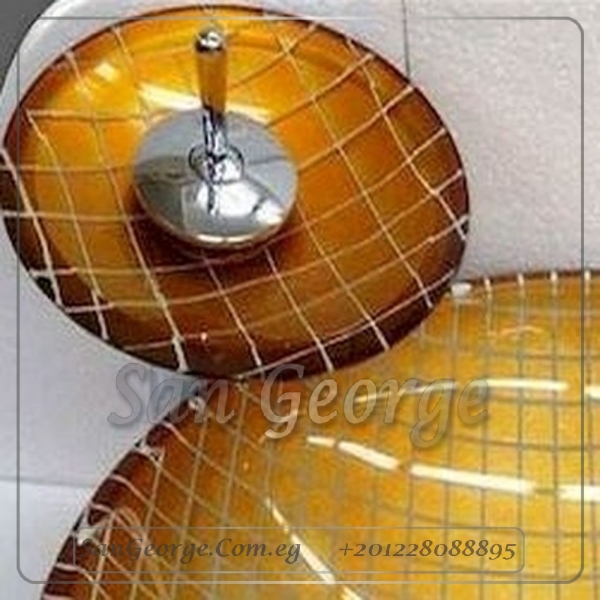 Glass Bathroom Sink Bowls C-6368 by San George Design