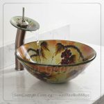 Glass Bathroom Sink C-6369 by San George Design