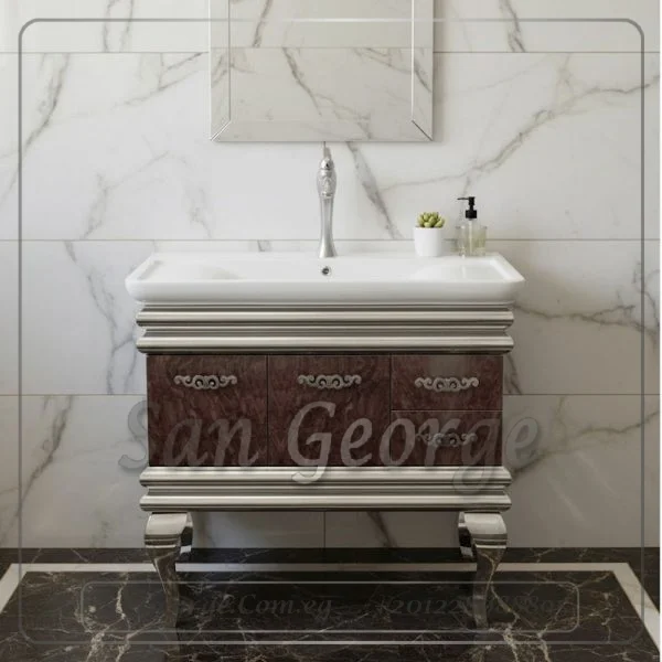 وحده حوض حمام ستانلس ستيل 6801 San George Design